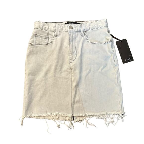 Hudson light wash denim Lulu skirt size 24 NWT - Picture 1 of 10